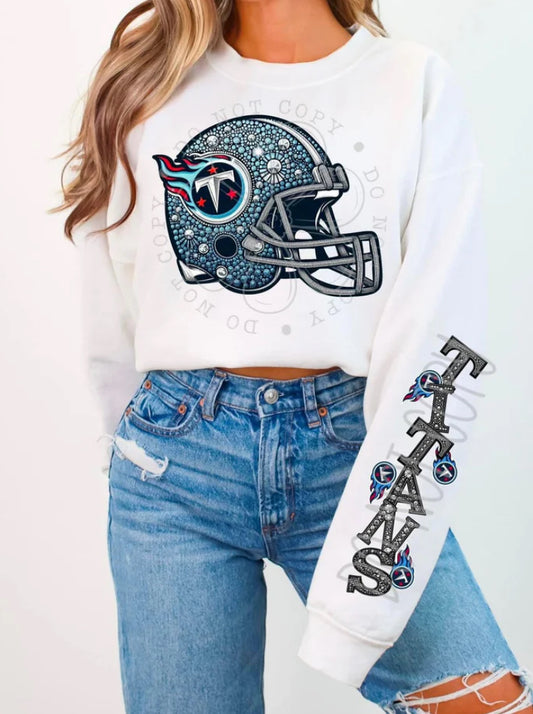 TITANS HELMET CREWNECK