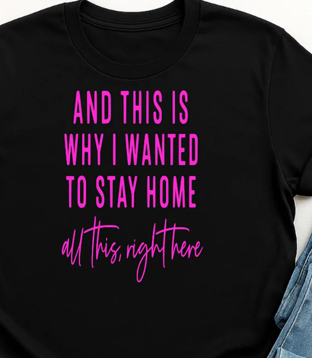 And This is Why I Wanted To stay Home