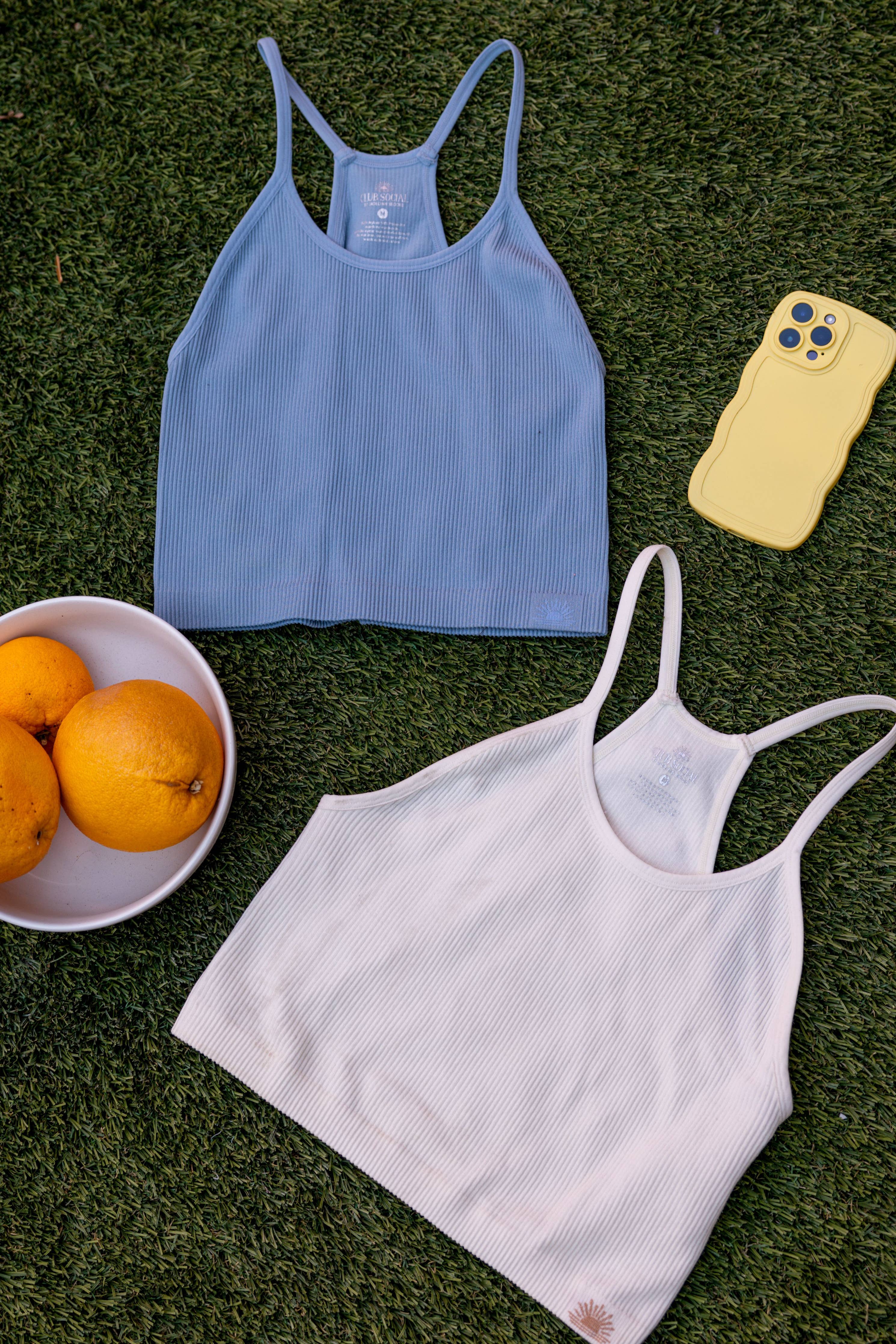 Ribbed Bralette- Slate