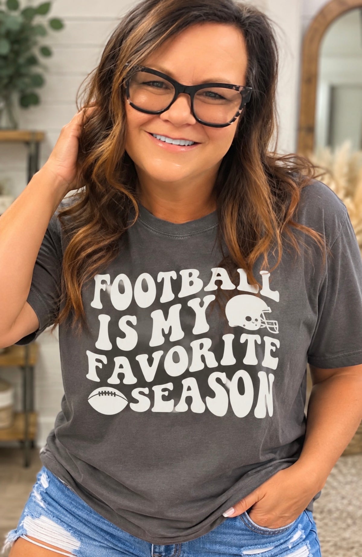 Football Is My Favorite Season Gildan Graphic Tee 🏈