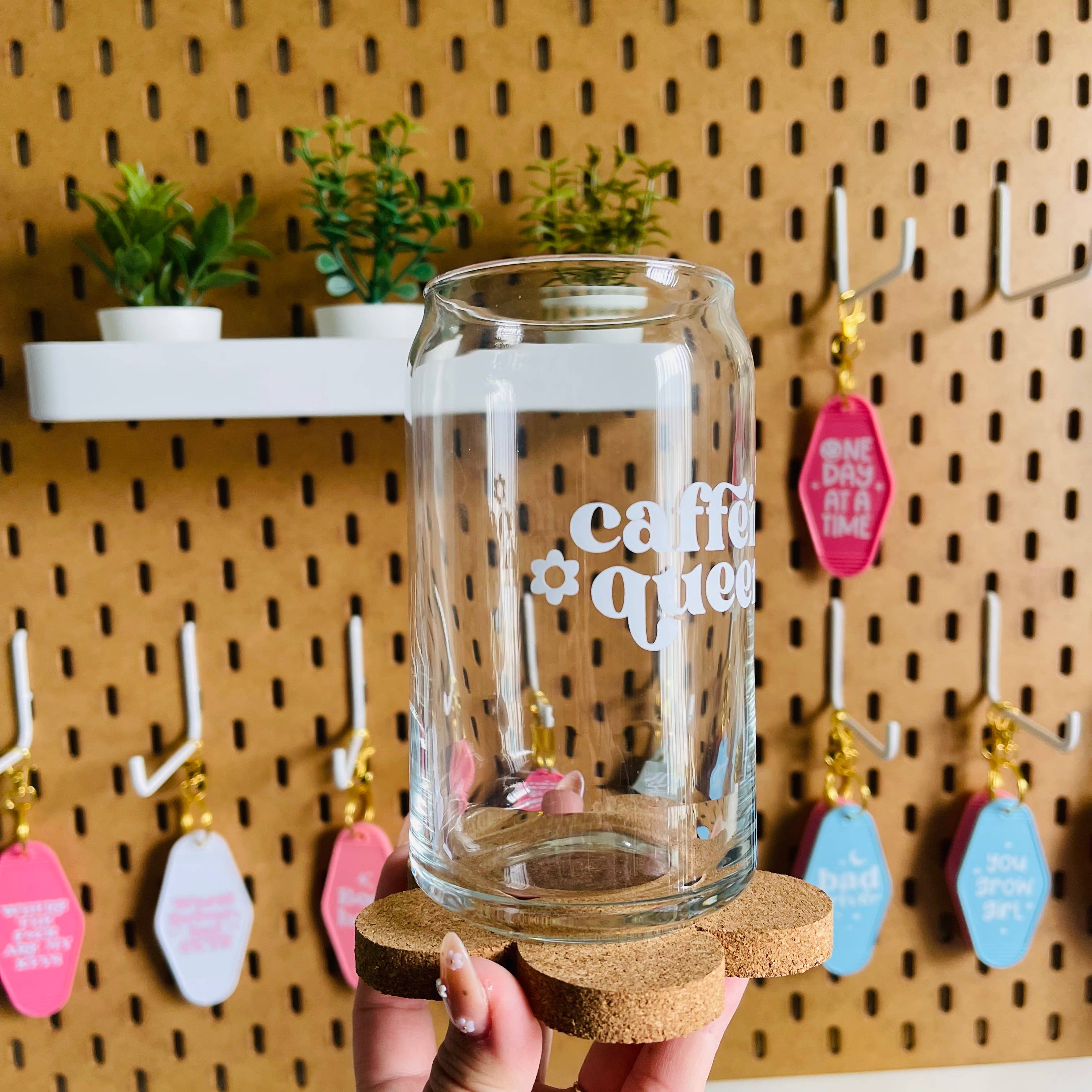 Drink Cork Coaster | Coffee Coaster | Retro Flower Coaster