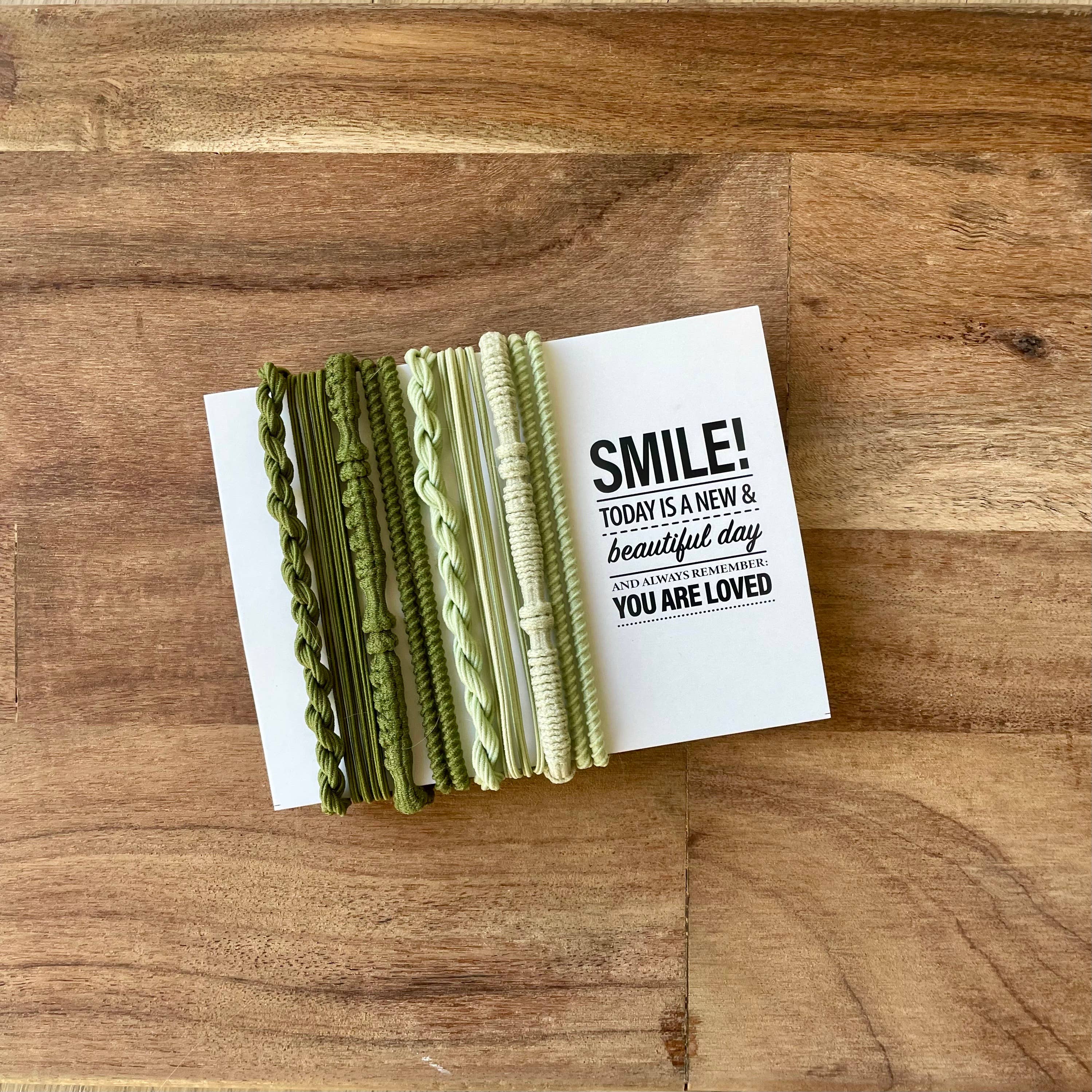 Boho Hair Ties | Spearmint