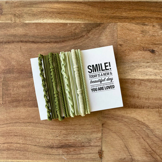 Boho Hair Ties | Spearmint