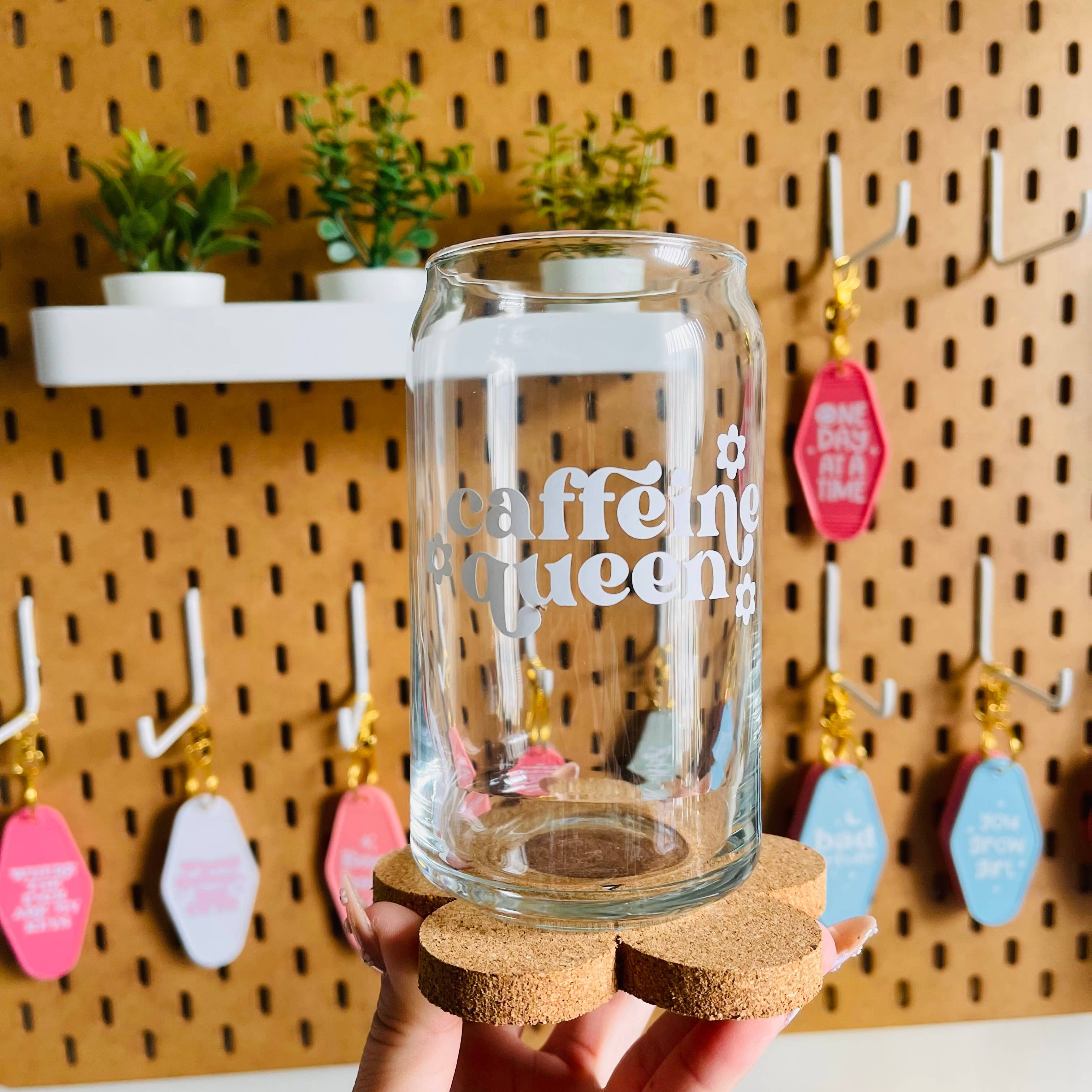 Drink Cork Coaster | Coffee Coaster | Retro Flower Coaster