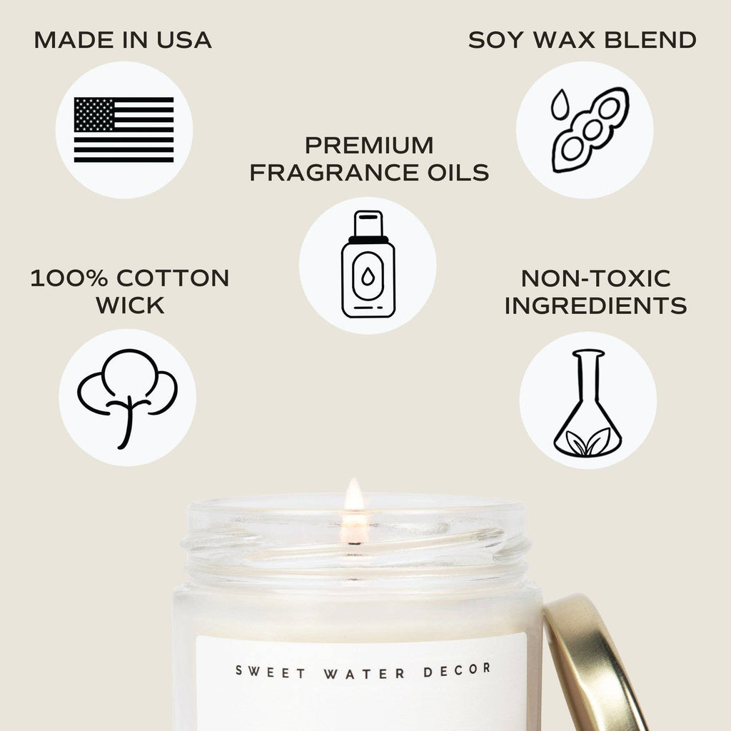 Cashmere and Vanilla 9 oz Soy Candle