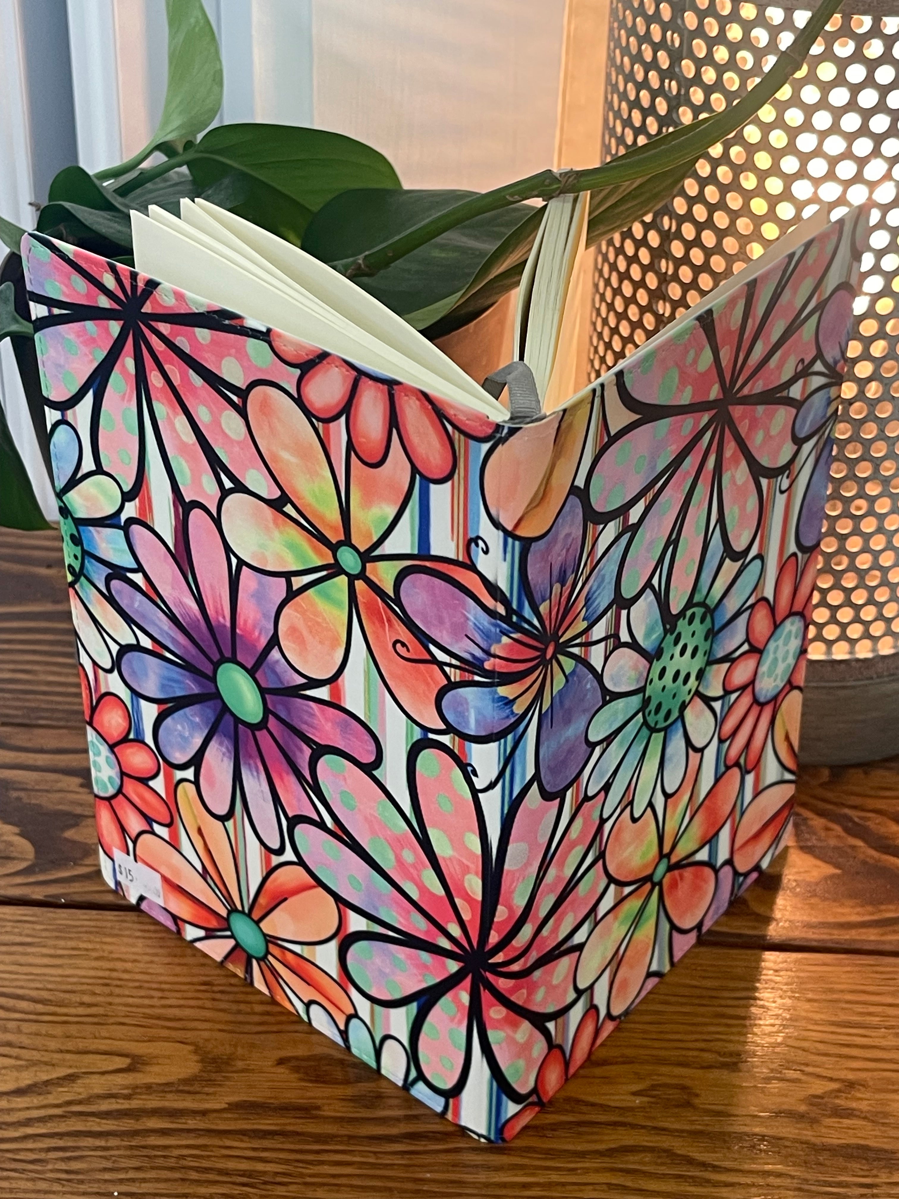 Multicolor Flower Journal