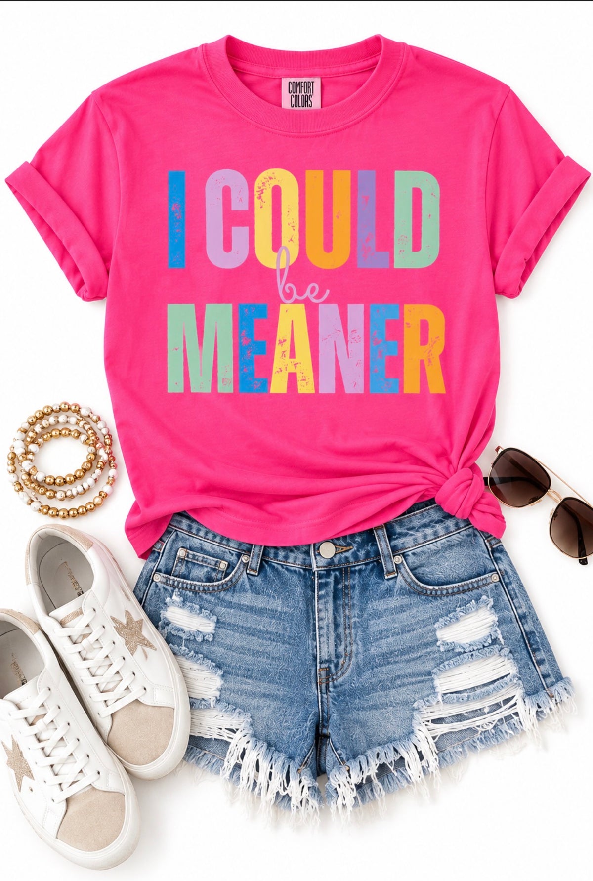 Could Be Meaner – Comfort Colors Graphic Tee 💕