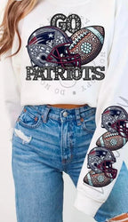 GO PATRIOTS CREWNECK