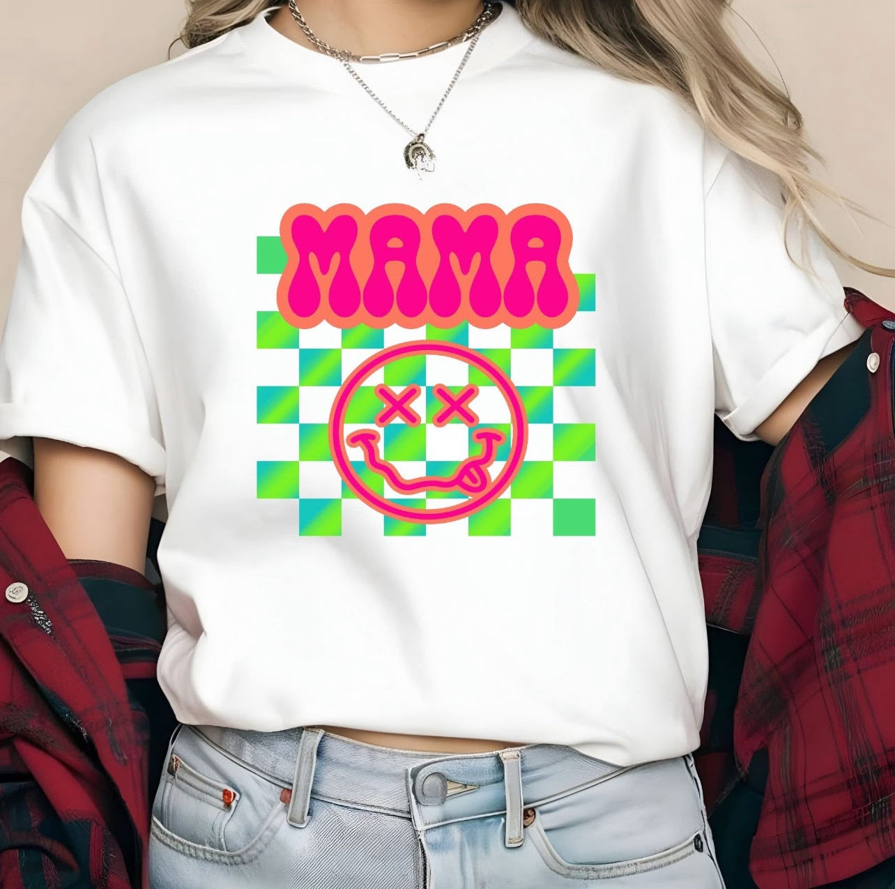 MAMA(Neon checkered)