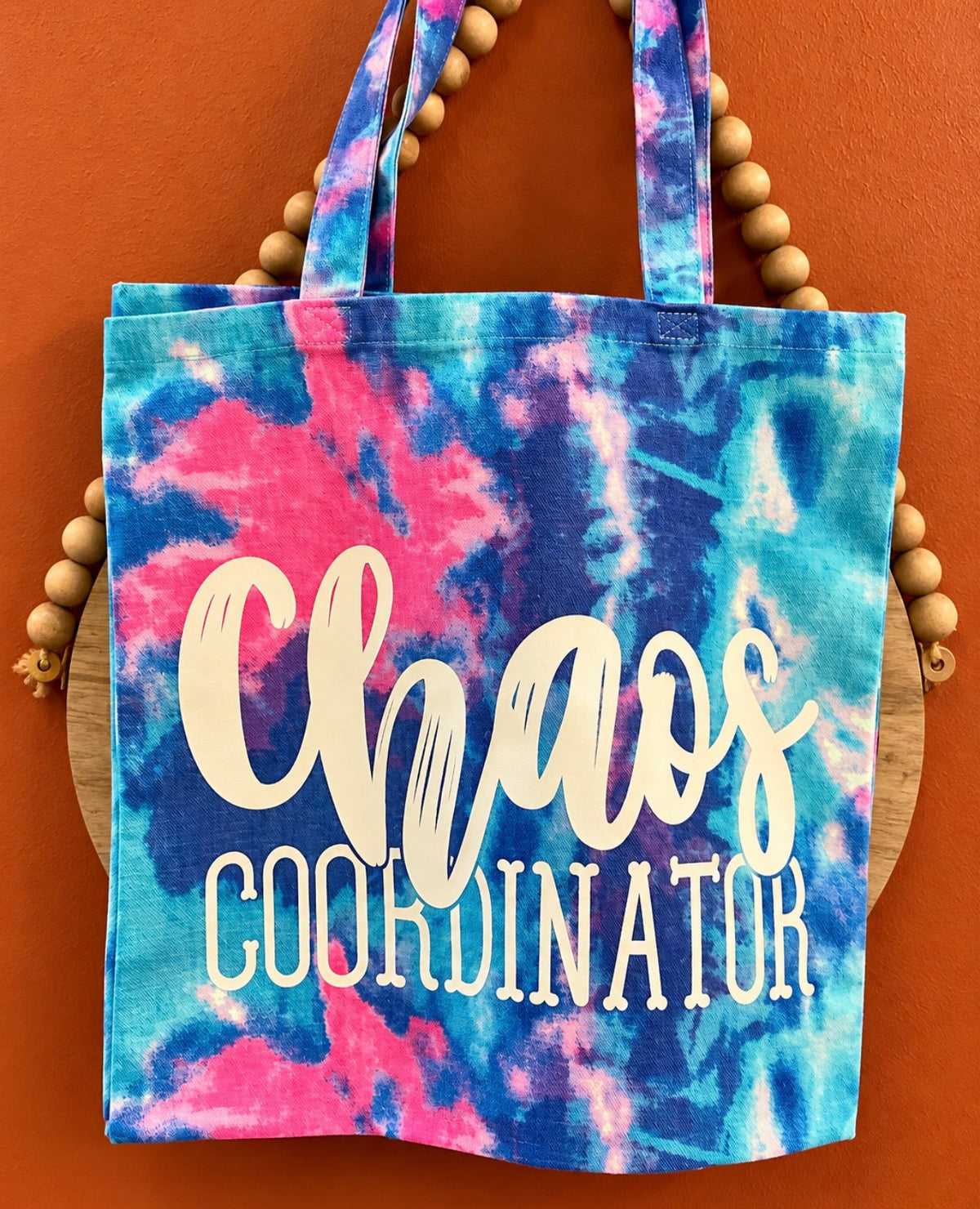 Chaos Coordinator Tie-Dye Tote Bag 💗💙