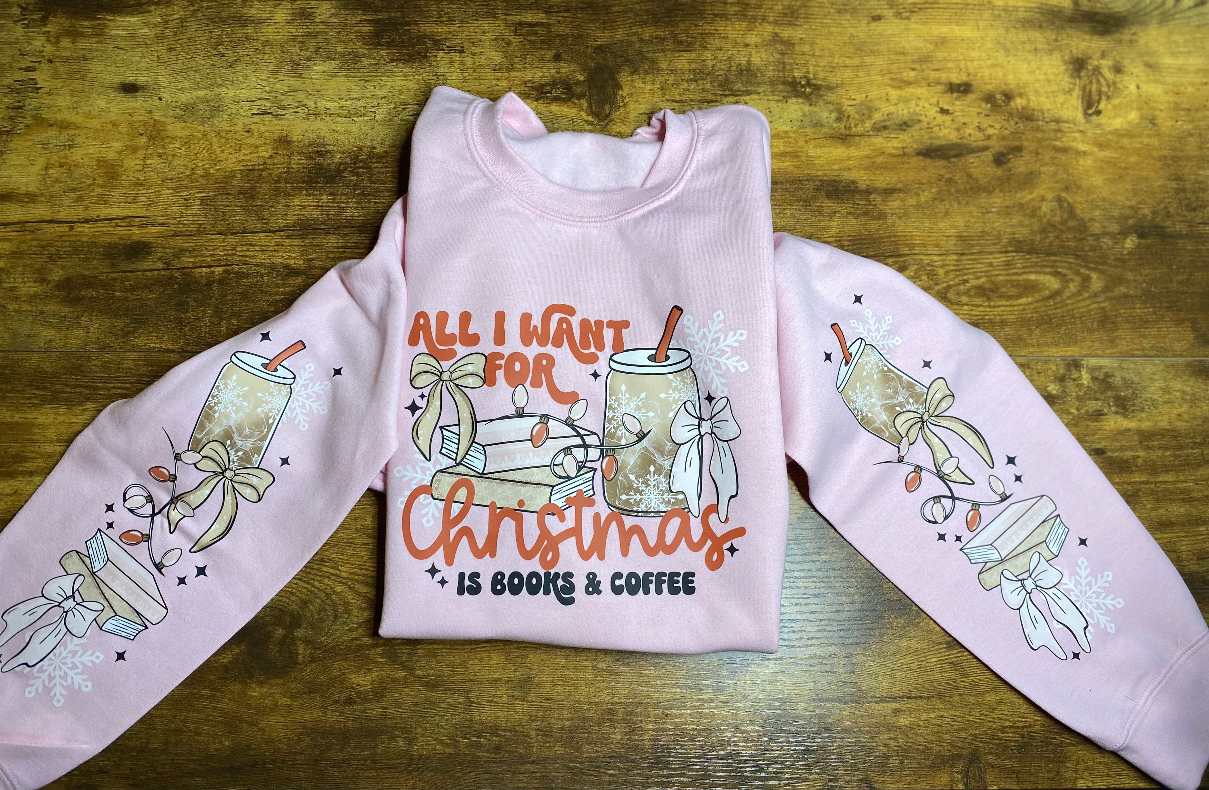 All I want for Christmas Book set Crewneck only!!