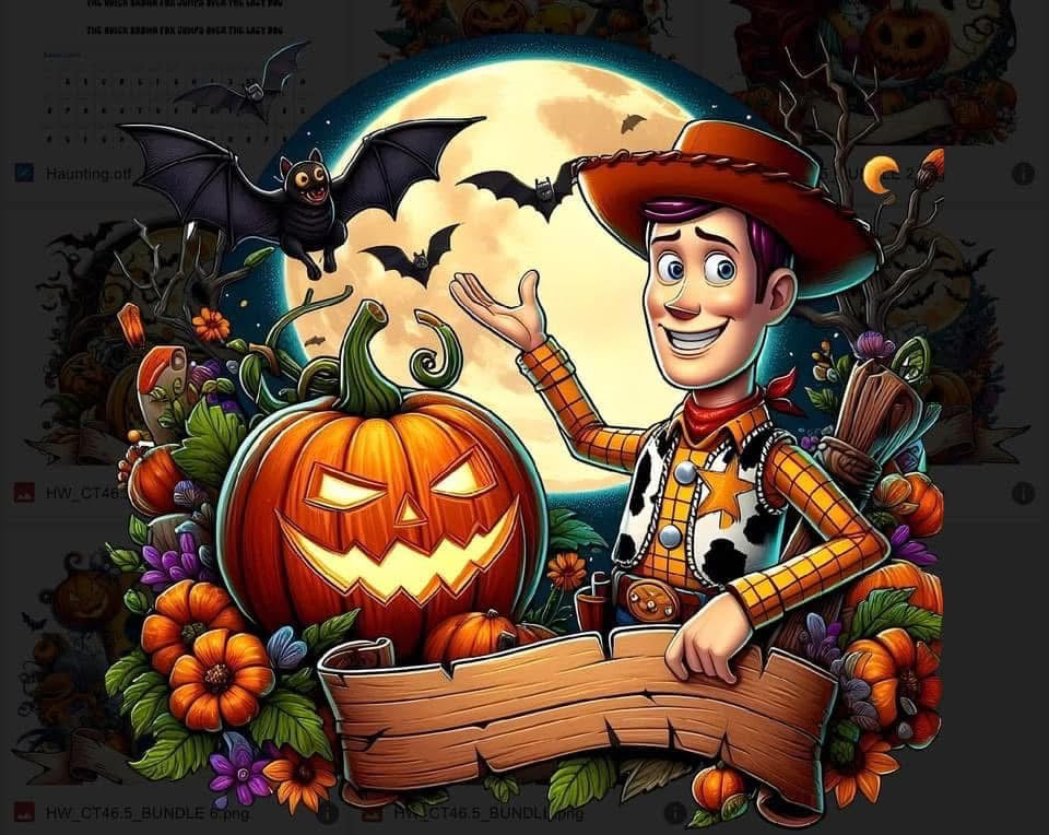 Customizable Trick or Treat Bags