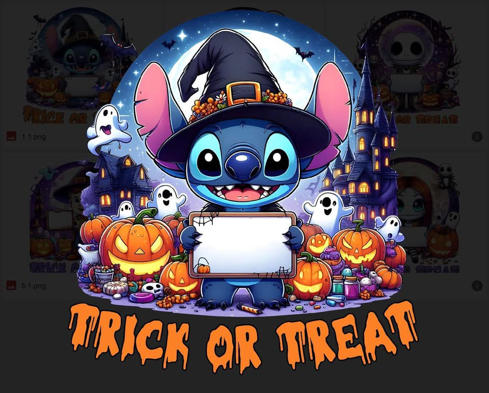 Customizable Trick or Treat Bags