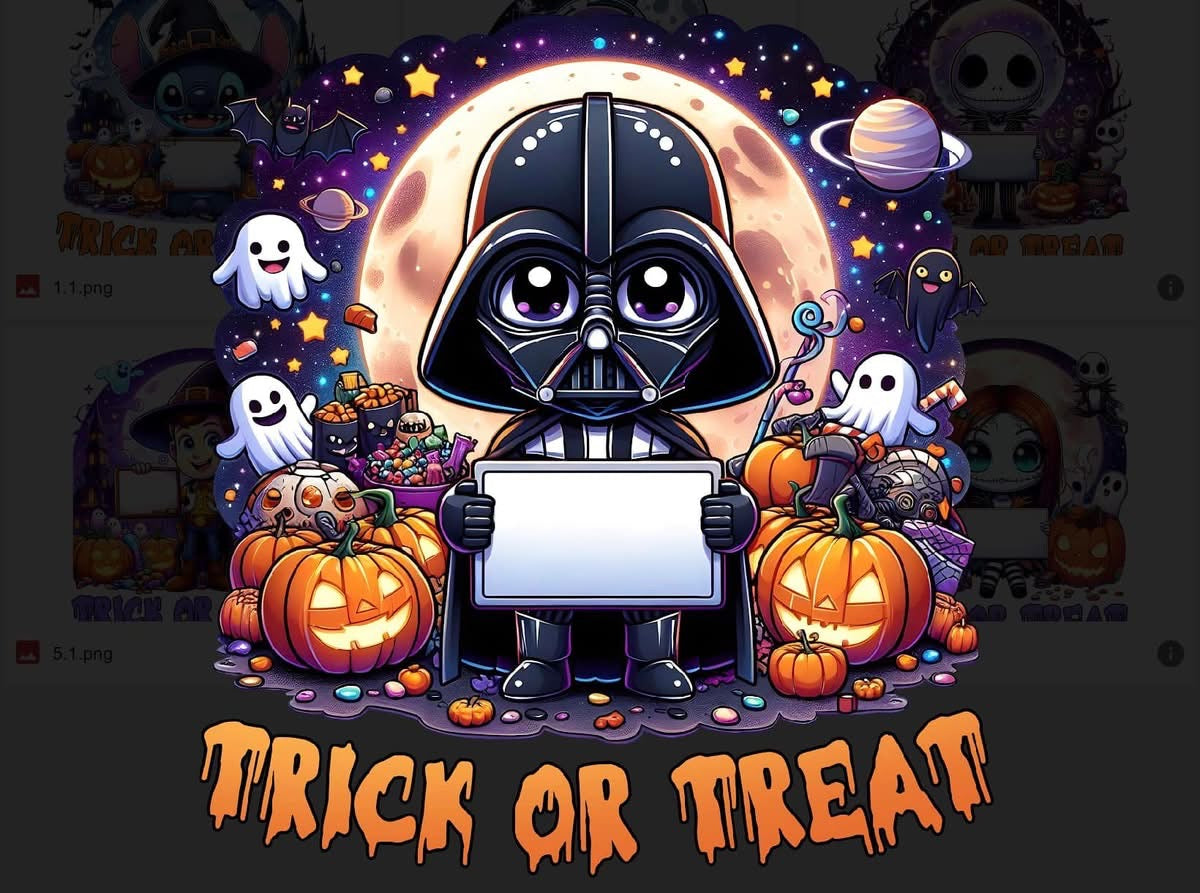 Customizable Trick or Treat Bags