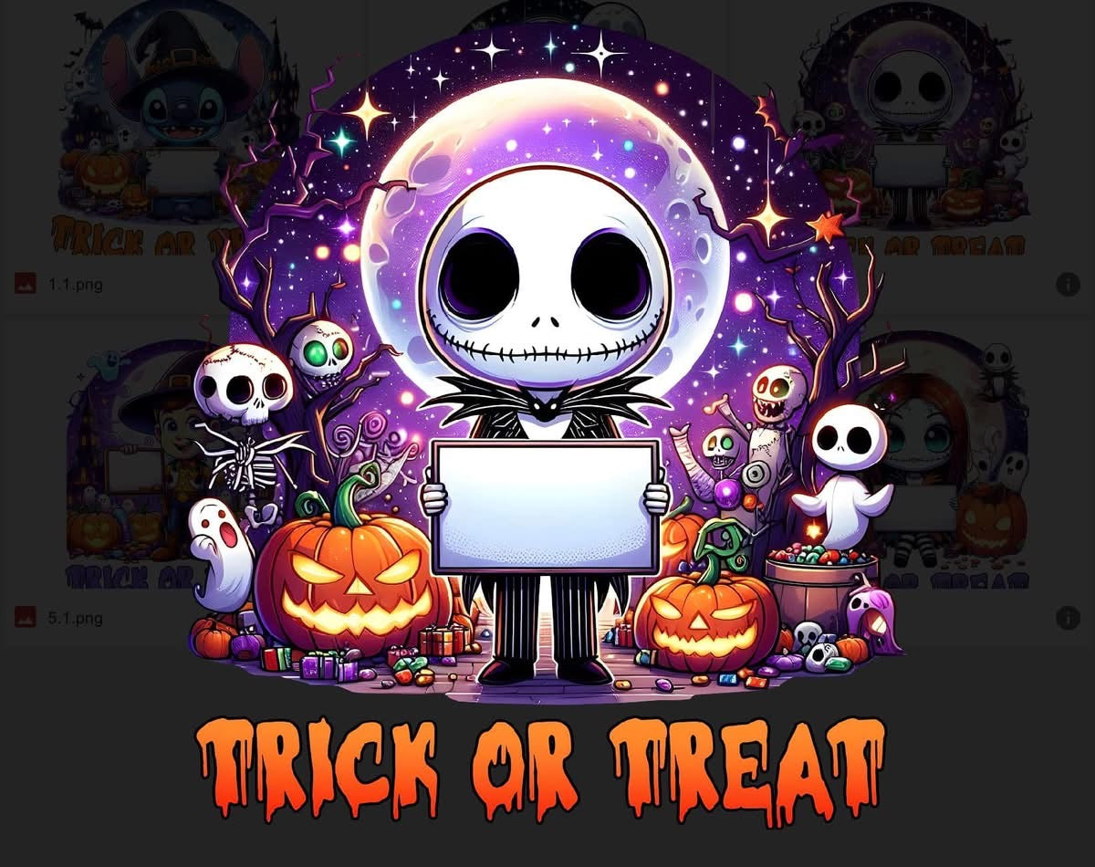 Customizable Trick or Treat Bags