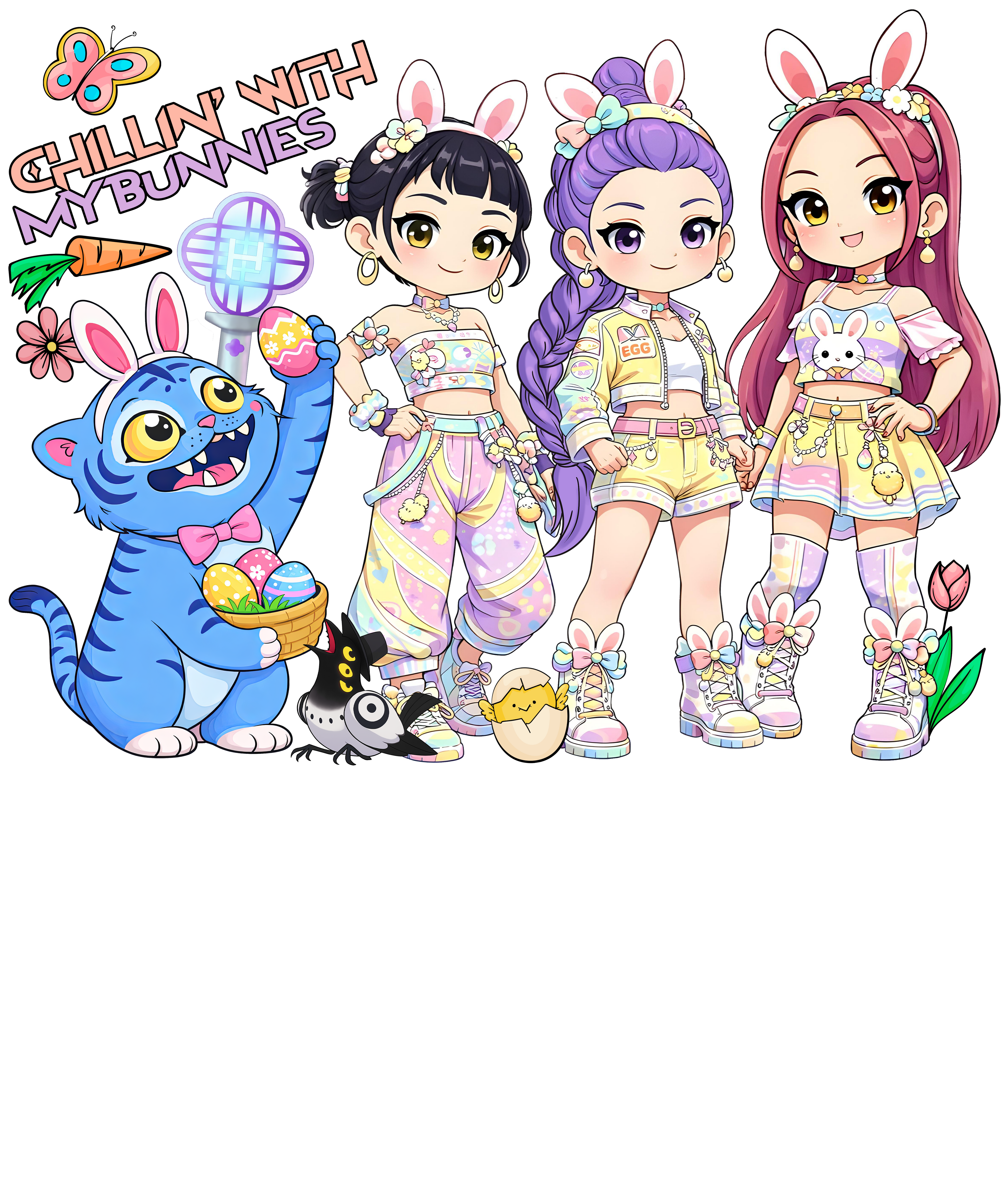 KPOP DEMON HUNTERS EASTER Bags