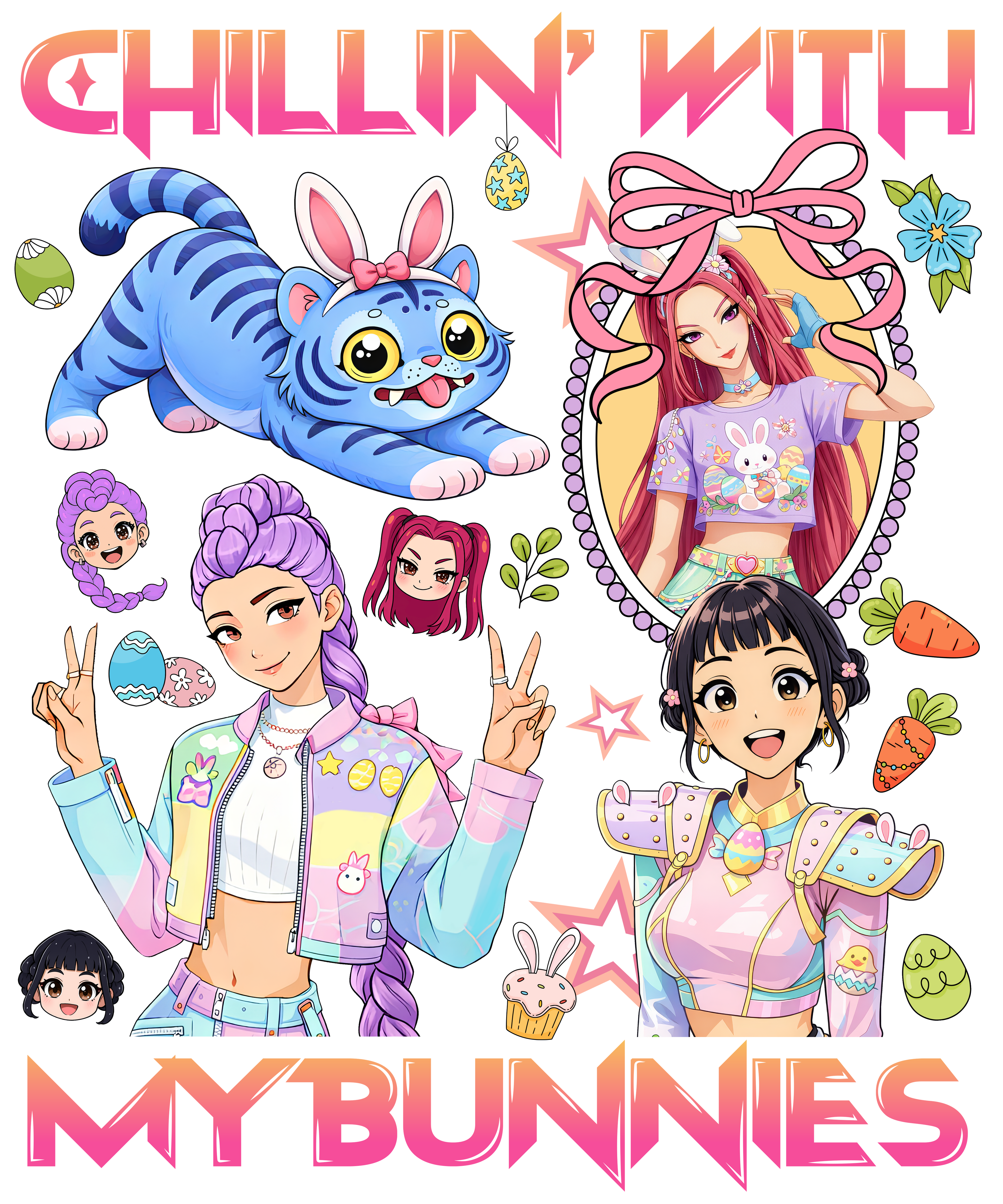 KPOP DEMON HUNTERS EASTER Bags