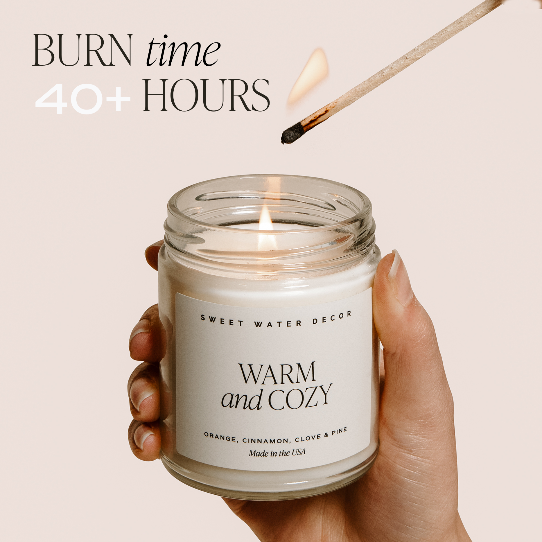Cashmere and Vanilla 9 oz Soy Candle