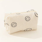 SIMPLE SMILING FACE MEDIUM COSMETIC BAG