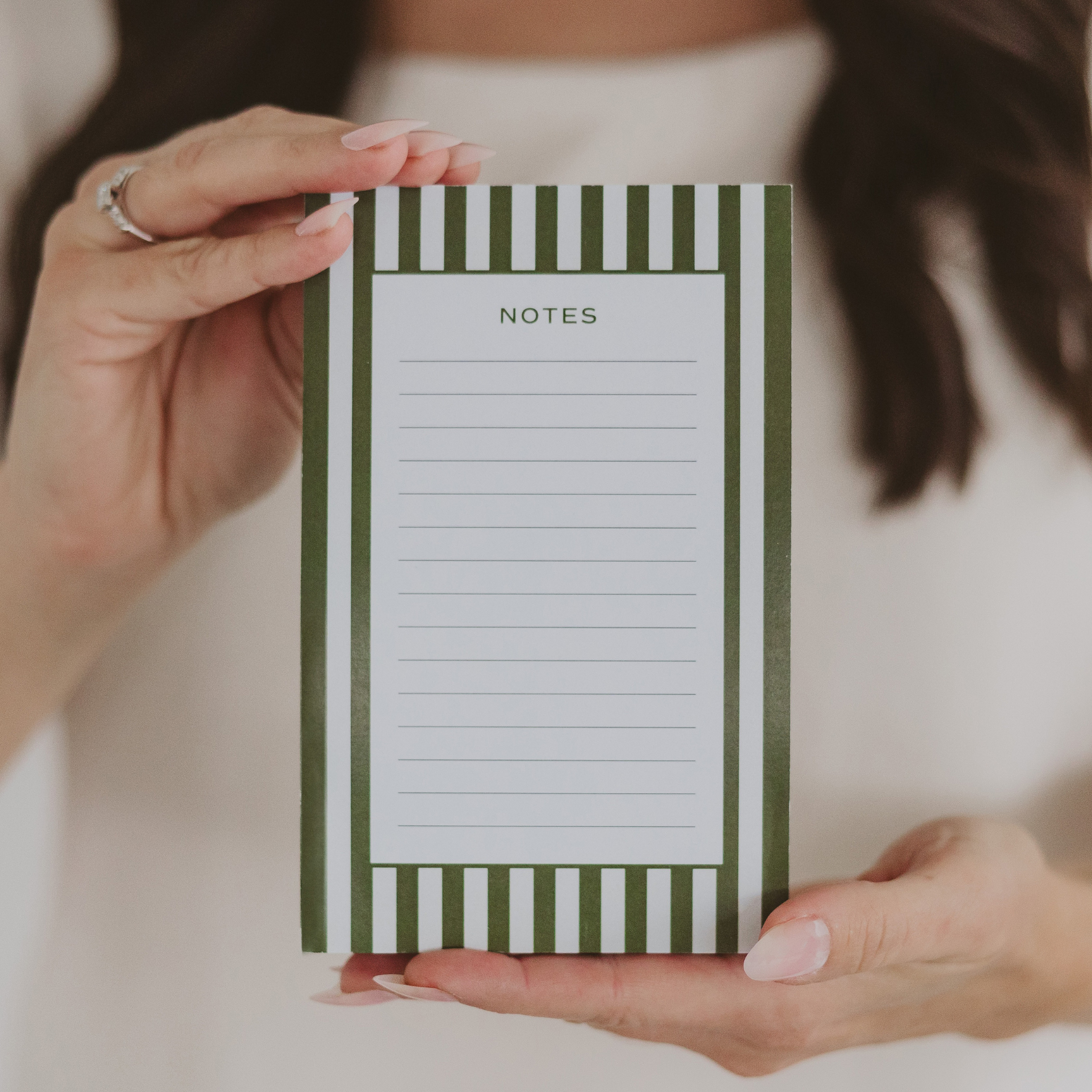 Striped Notepad - Stationery & Office Accessories